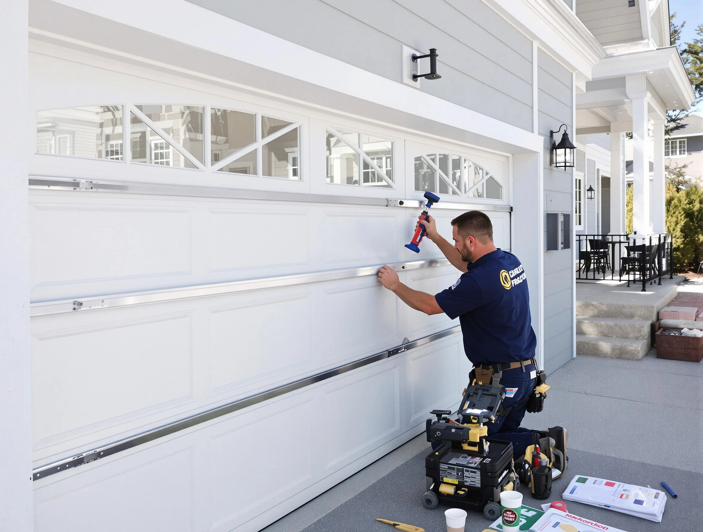 Professional garage door installation by Sun City Garage Door Repair in Sun City