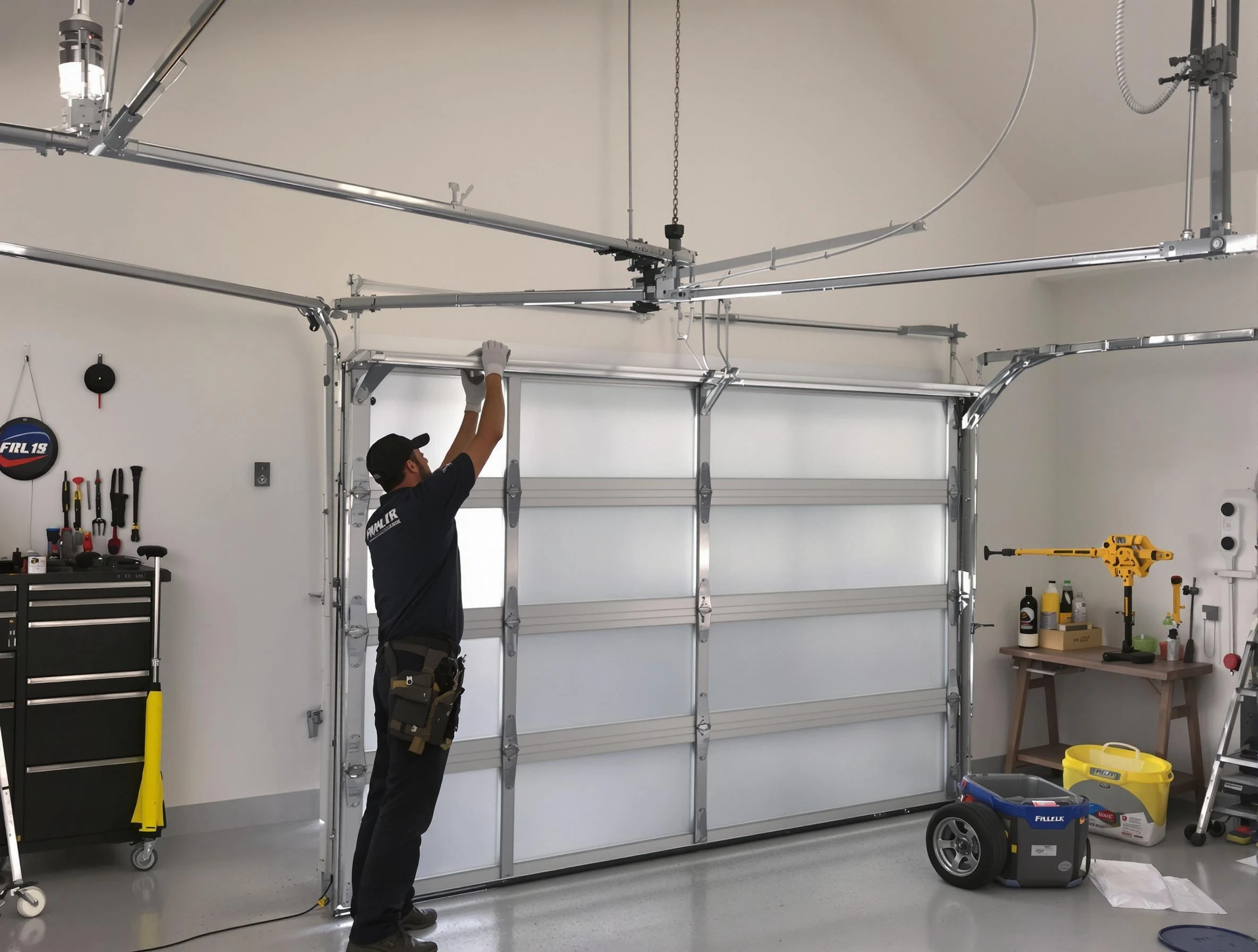 Sun City Garage Door Repair certified team performing precision garage door installation in Sun City