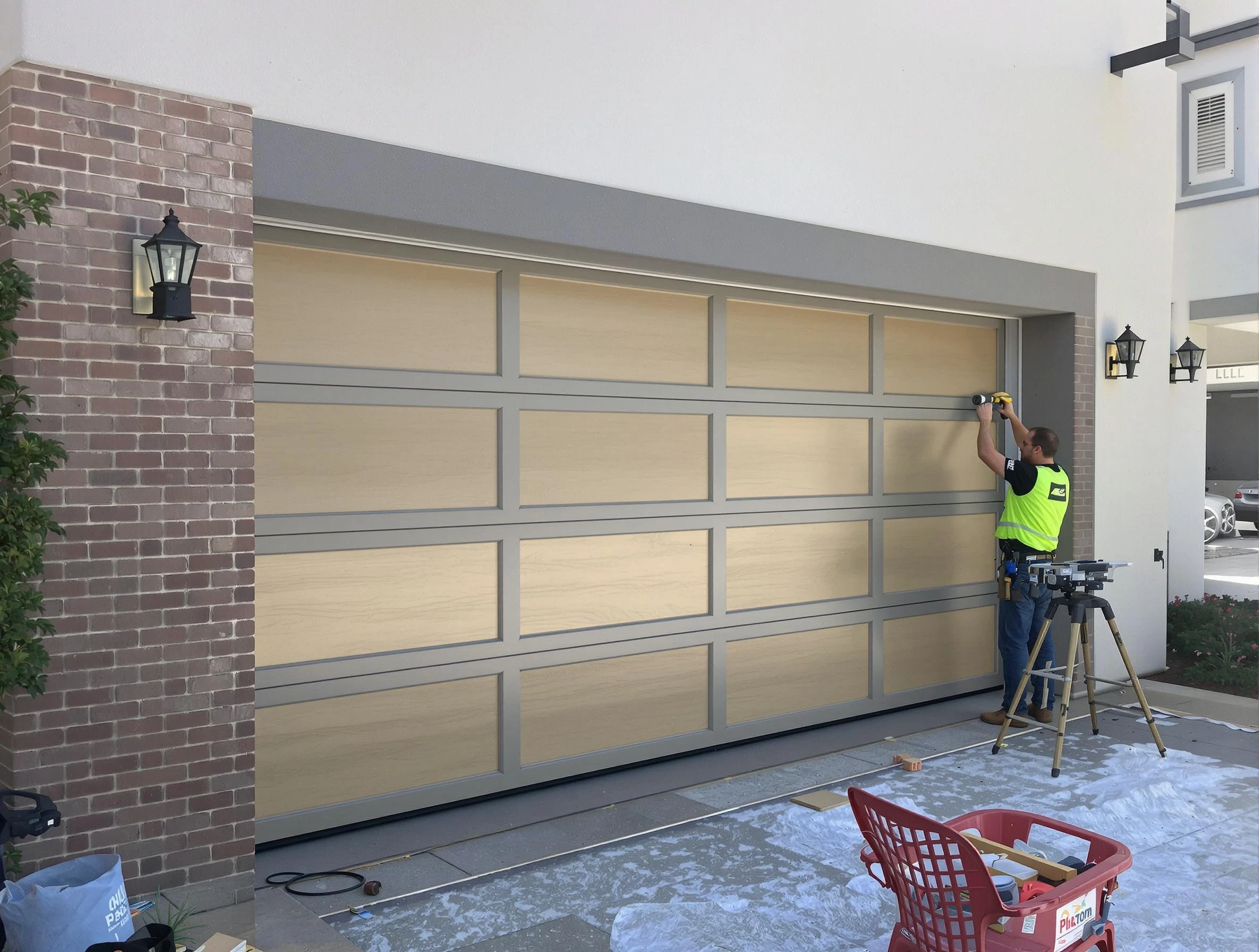 Garage door replacement service by Sun City Garage Door Repair in Sun City