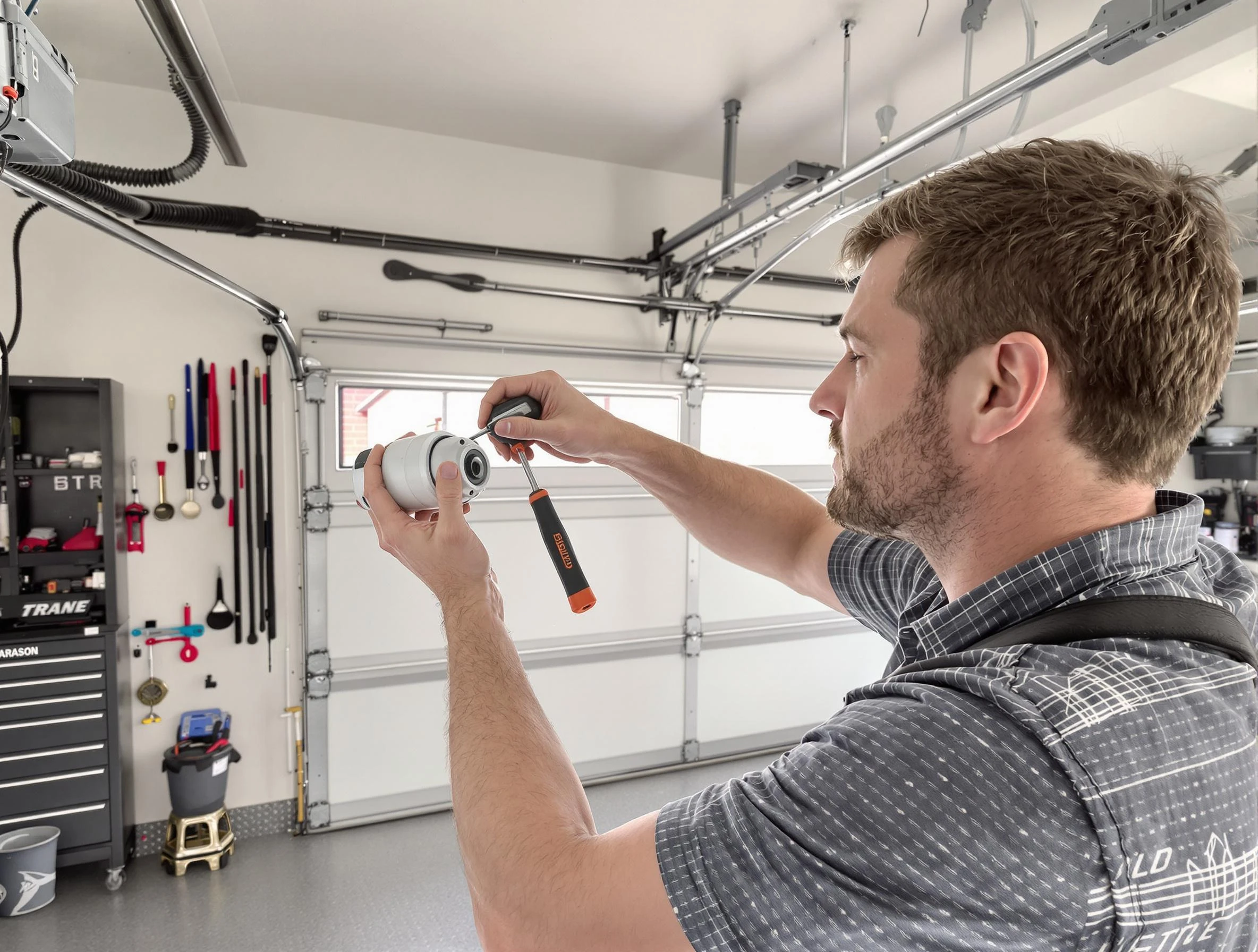 Garage door opener repair service by Sun City Garage Door Repair in Sun City