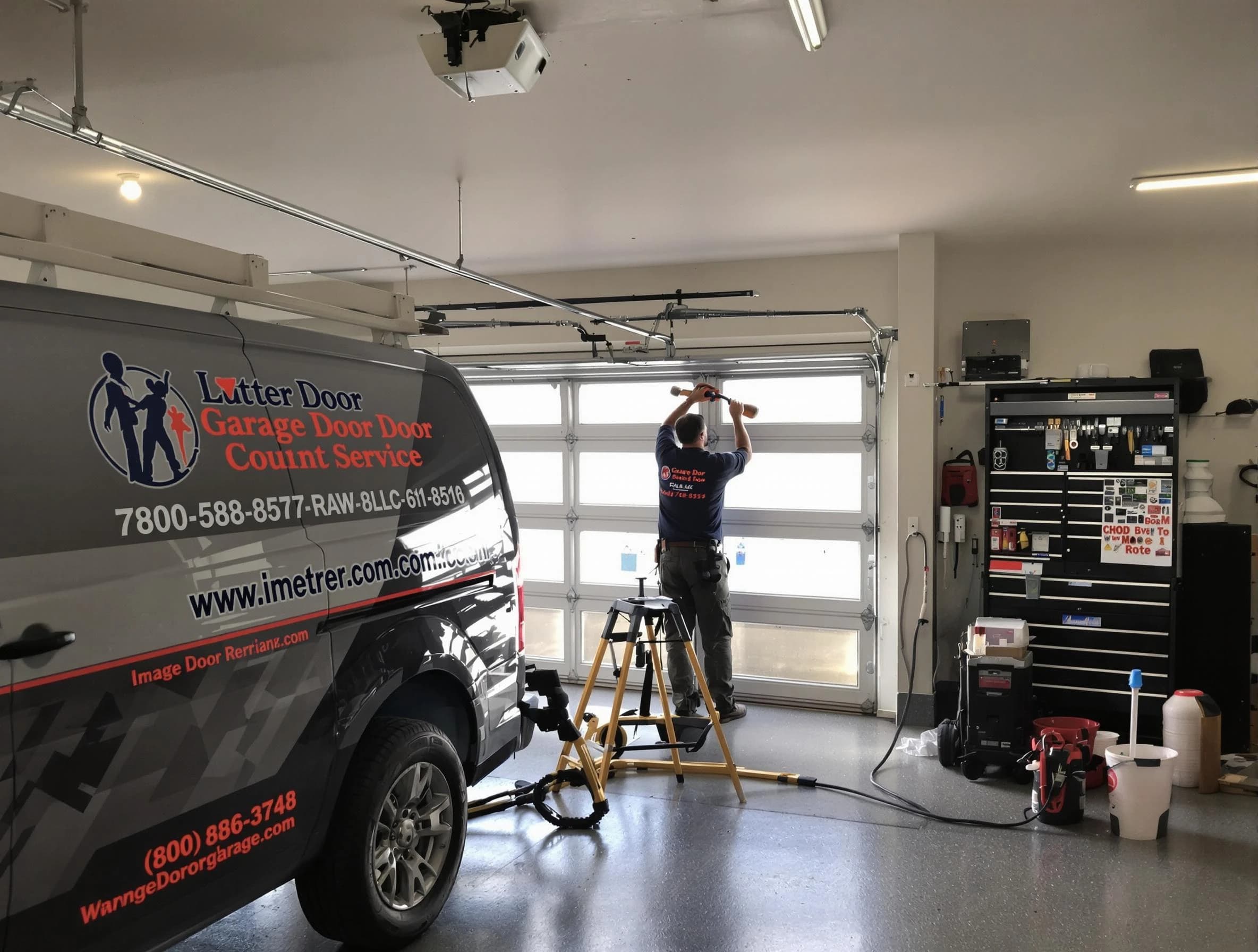 Sun City Garage Door Repair rapid response team performing same-day repair in Sun City